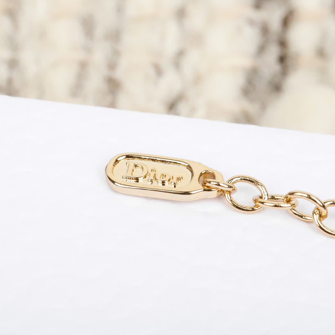 Dior Gold-Plated Heart Bracelet