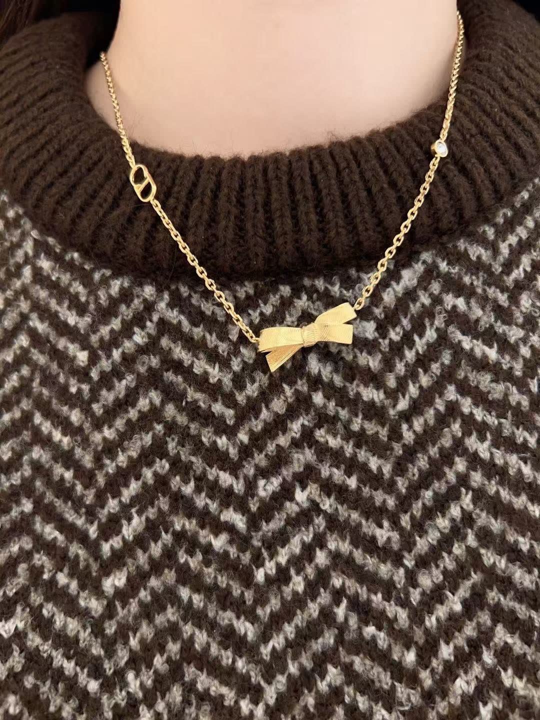 Dior Anklet with Bow Design
