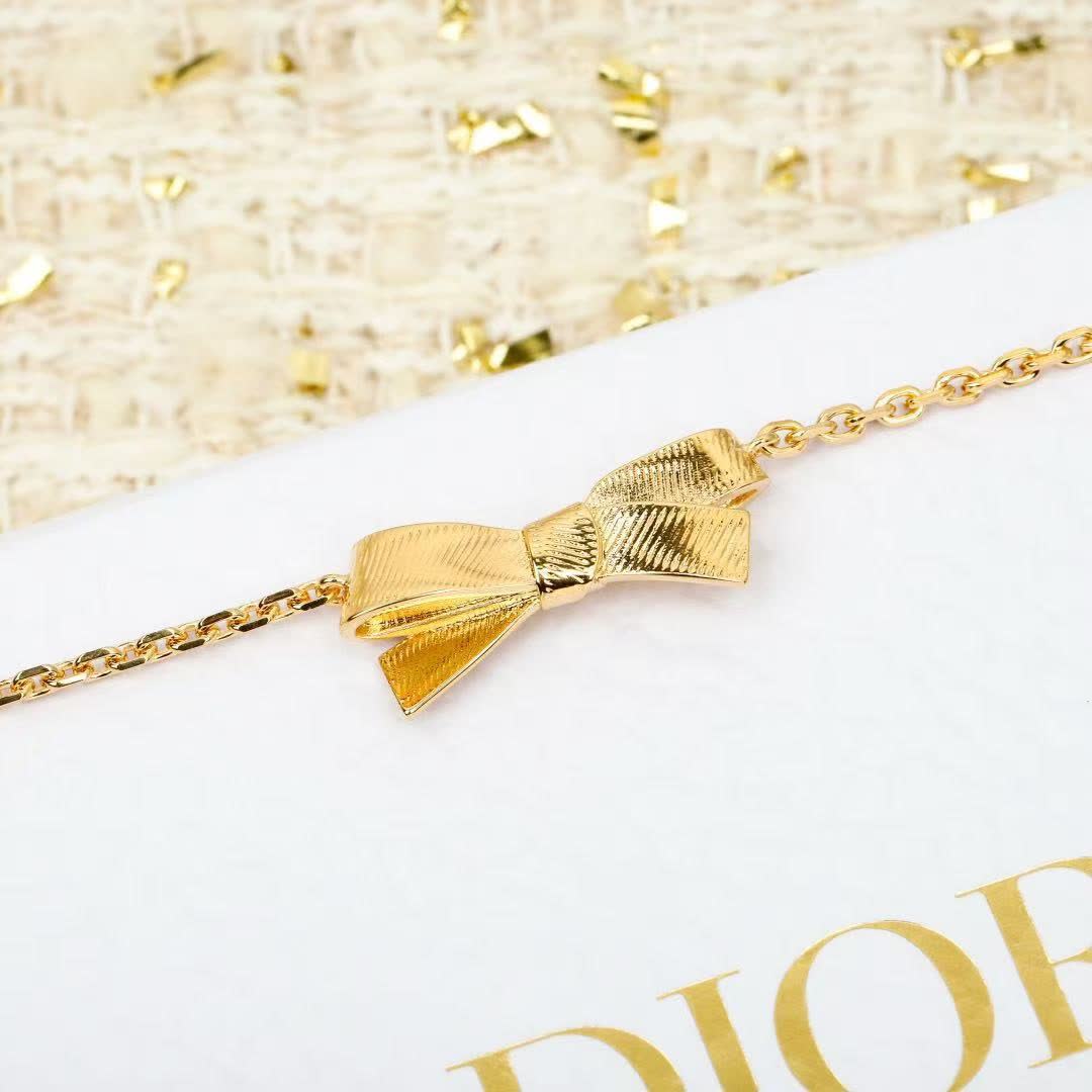 Dior Anklet with Bow Design