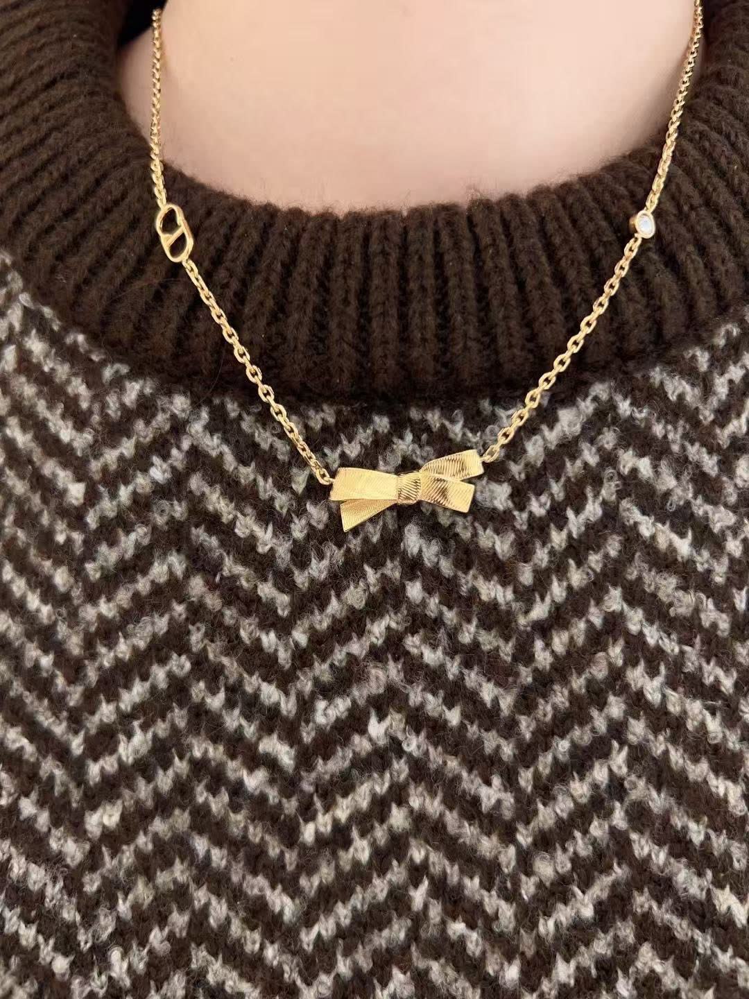 Dior Anklet with Bow Design