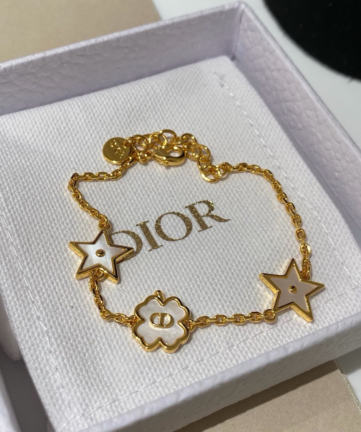Dior Star and Flower Charm Necklace Dior Star and Flower Charm Necklace