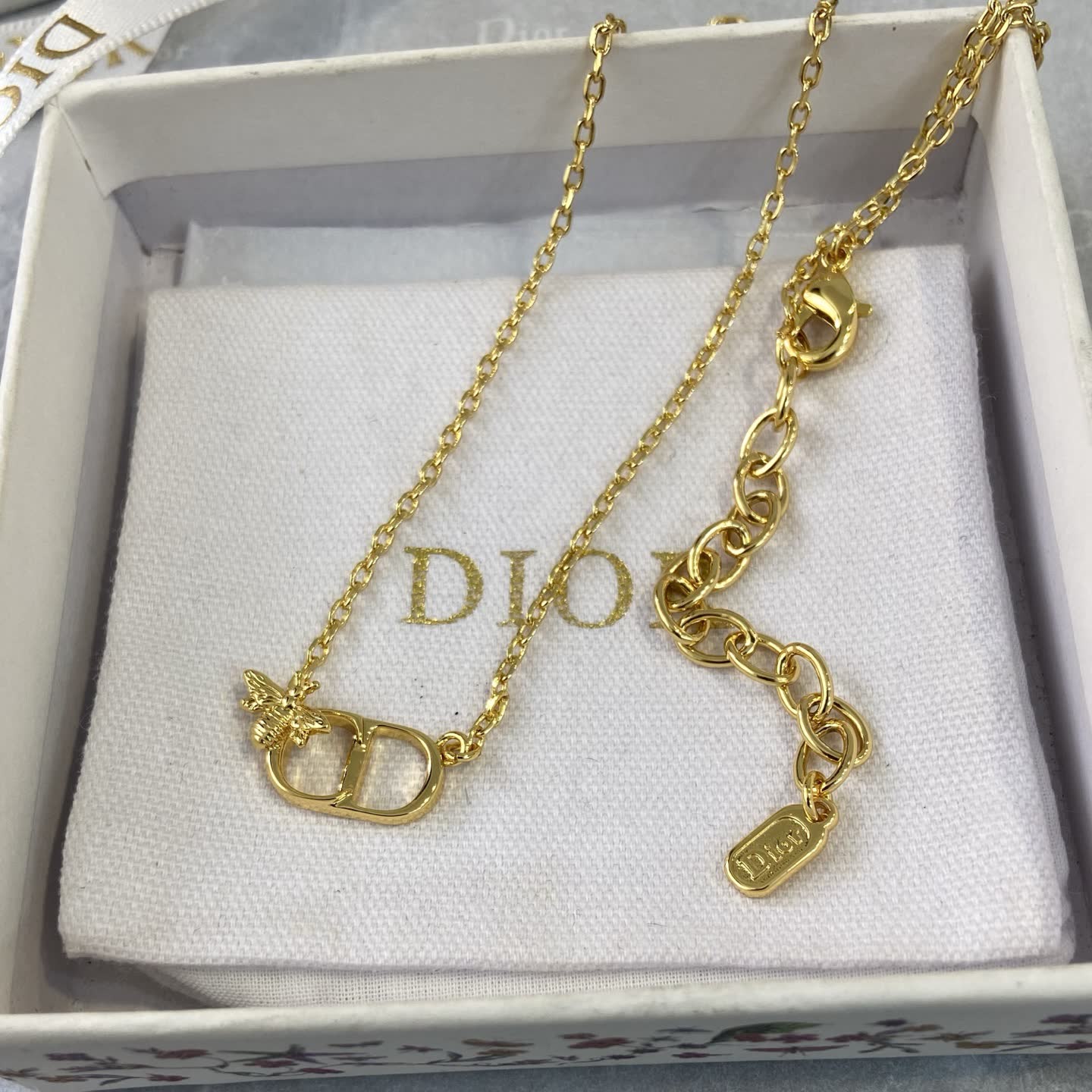 Dior Bee Charm Necklace Dior Bee Charm Necklace
