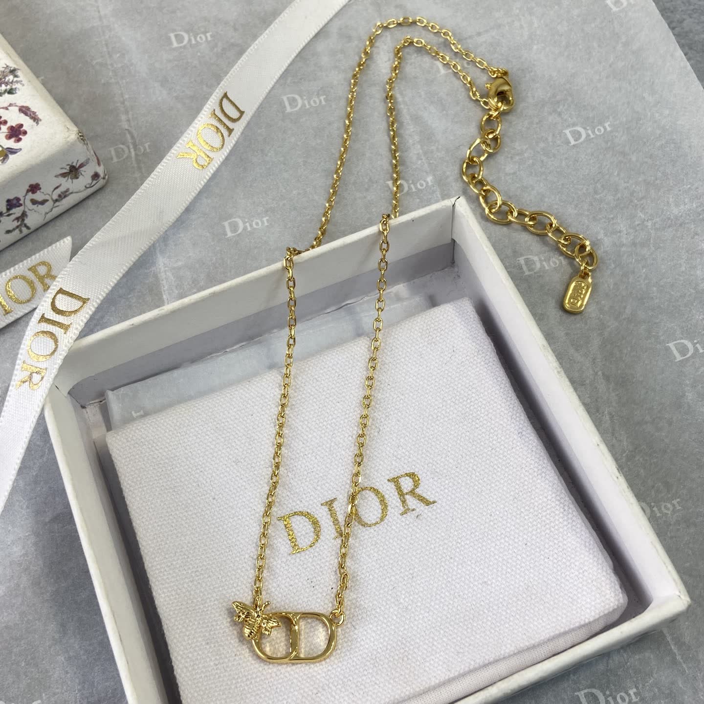 Dior Bee Charm Necklace