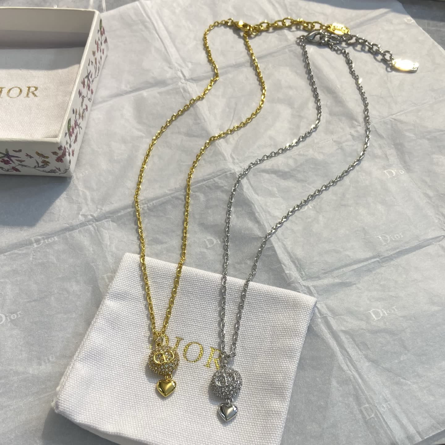 Dior Heart Locket Necklace