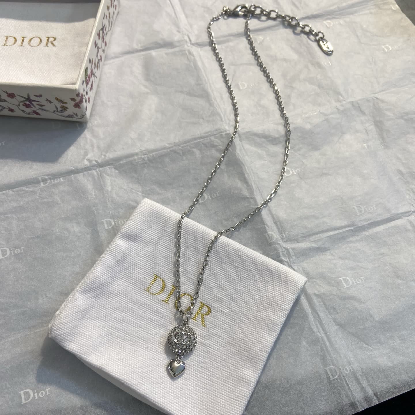 Dior Heart Locket Necklace