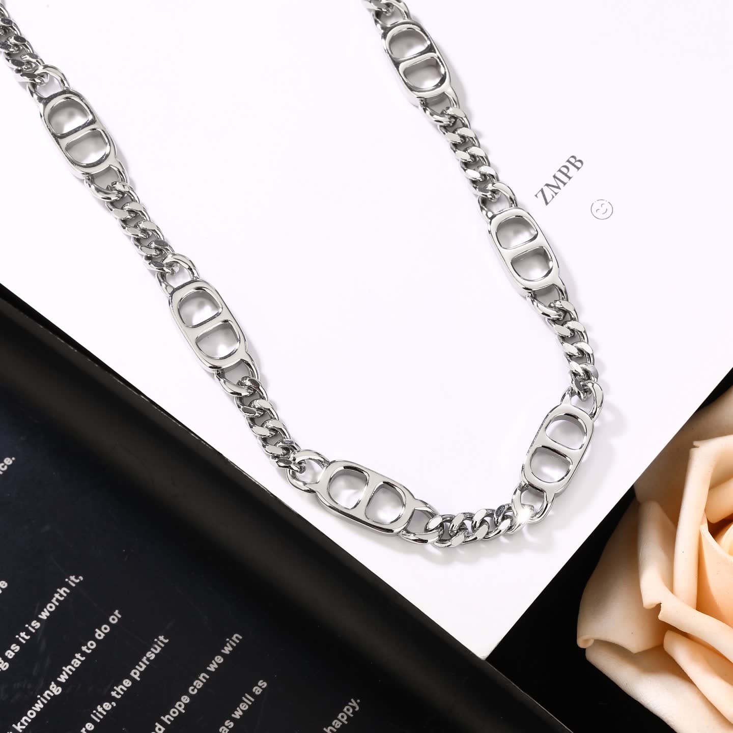 Dior Silver Chain Necklace