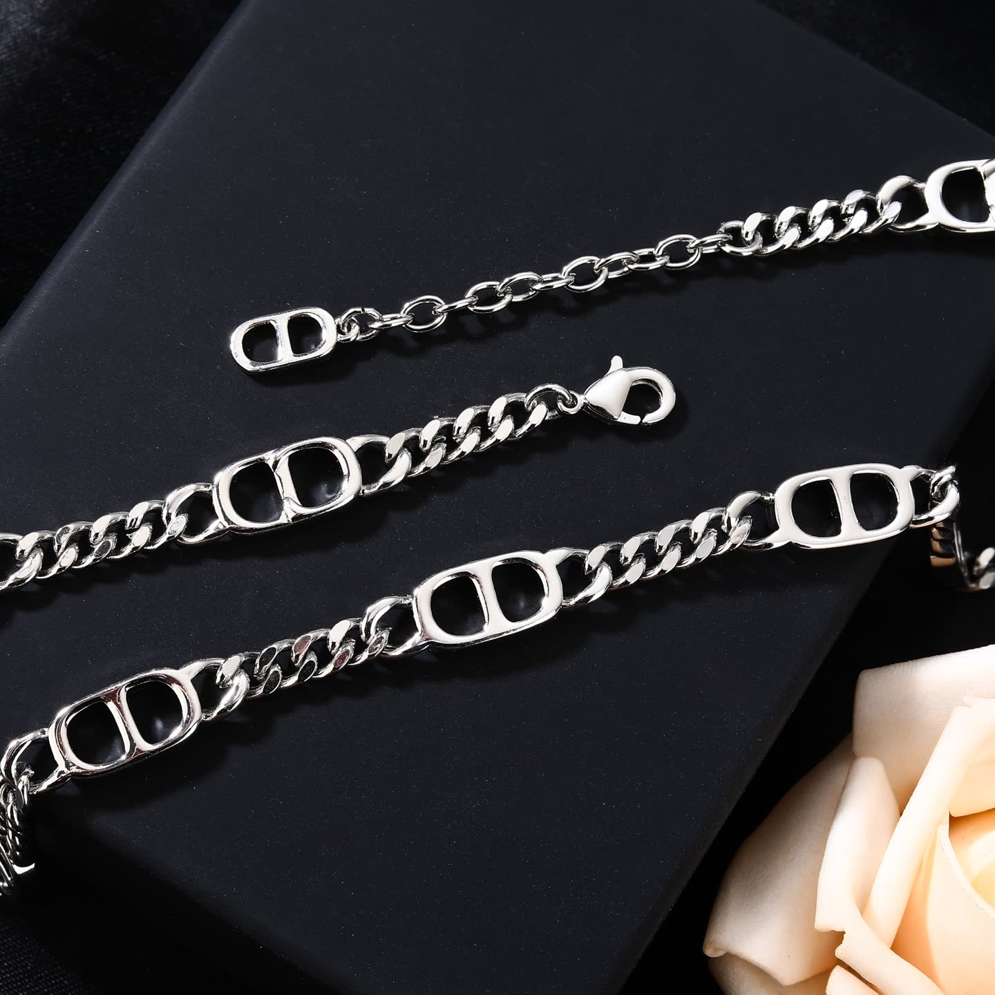 Dior Silver Chain Necklace