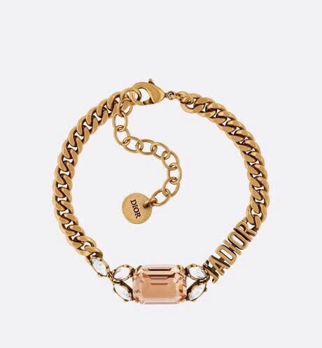 Dior Bracelet with Gold Chain and Gemstones Dior Bracelet with Gold Chain and Gemstones