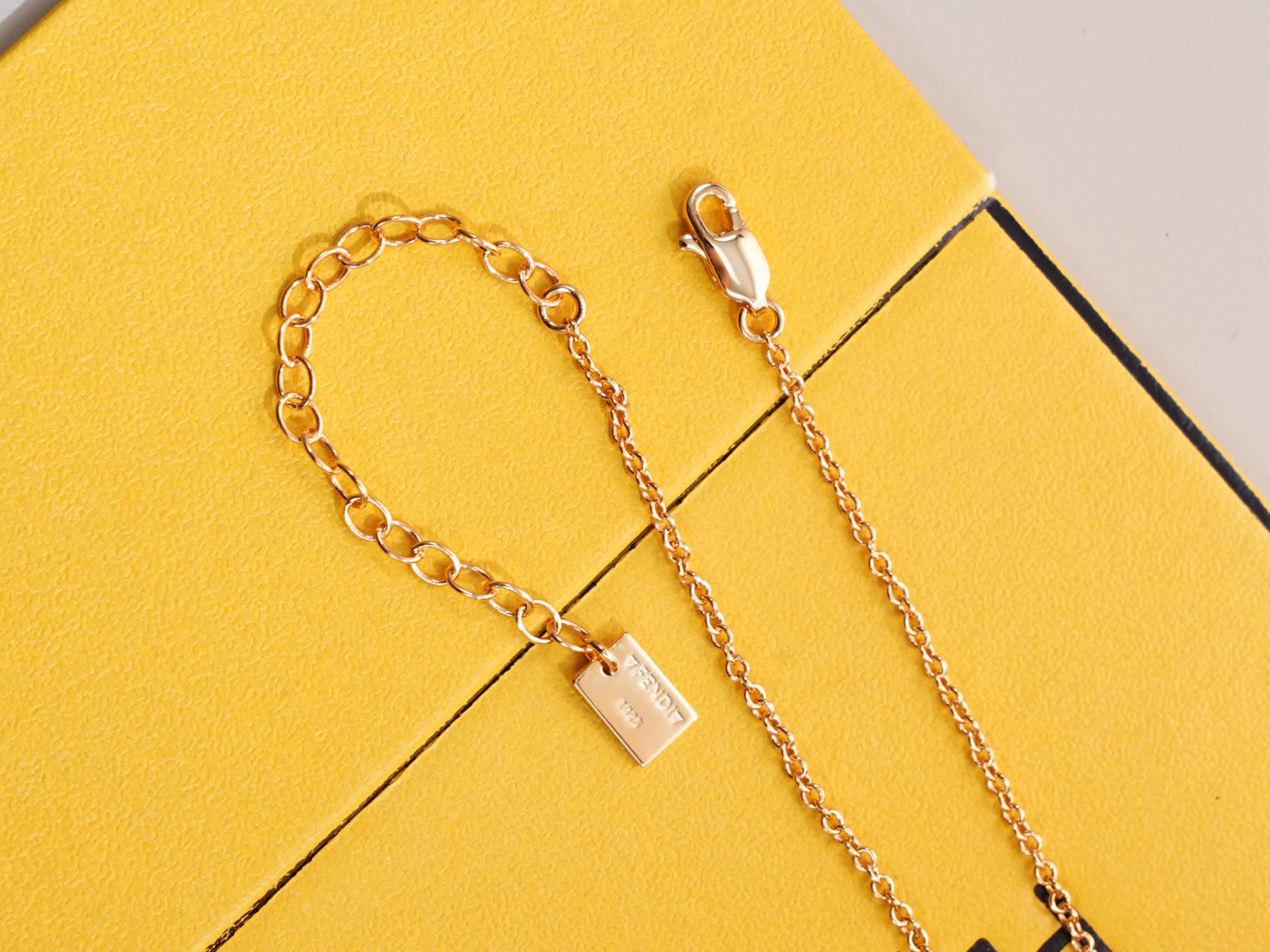 Fendi Heart Pendant Necklace