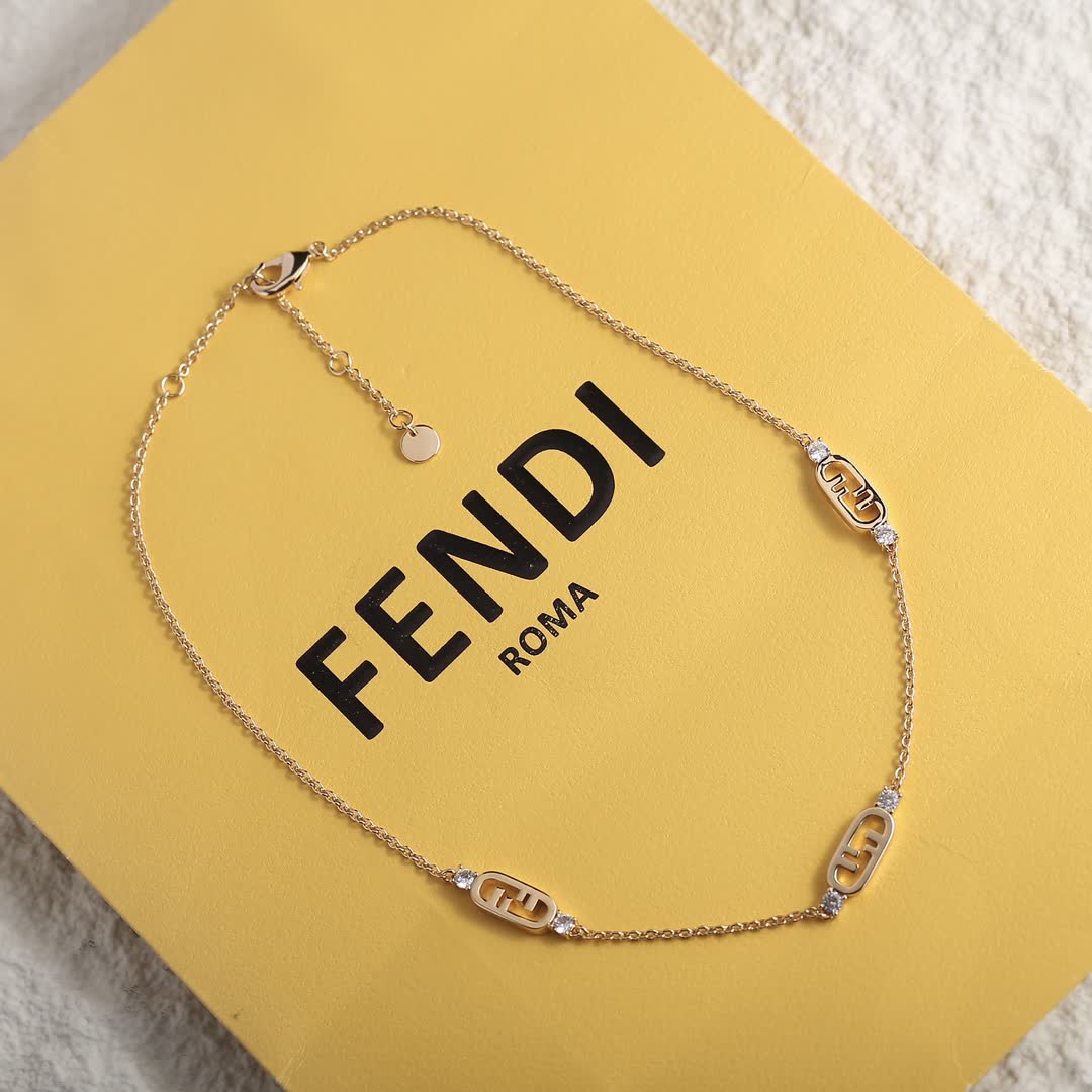 Hermes Hermès Paris Gold & Diamond Necklace