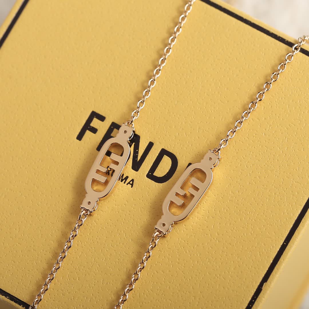 Hermes Hermès Paris Gold & Diamond Necklace