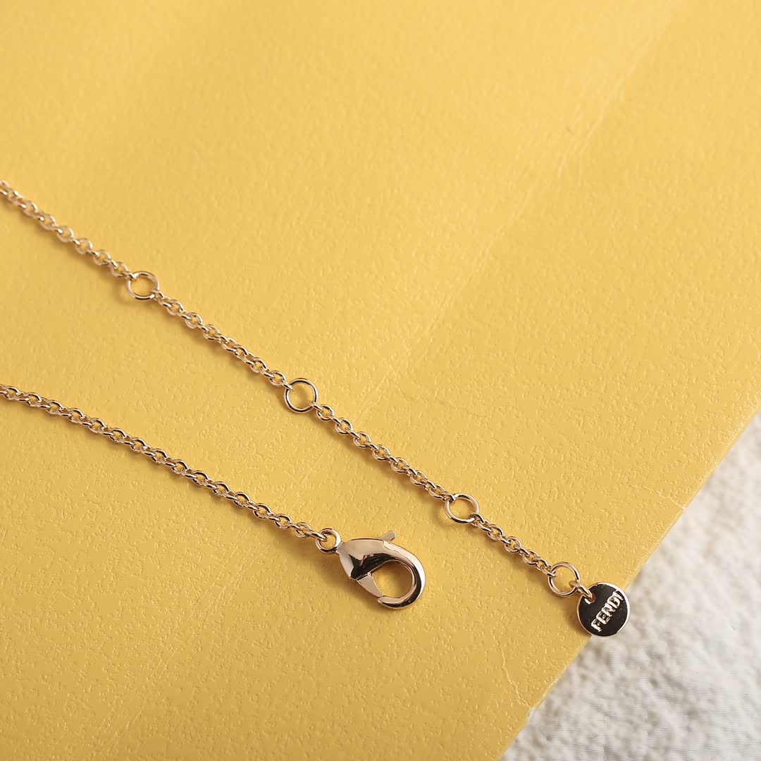 Hermes Hermès Paris Gold & Diamond Necklace