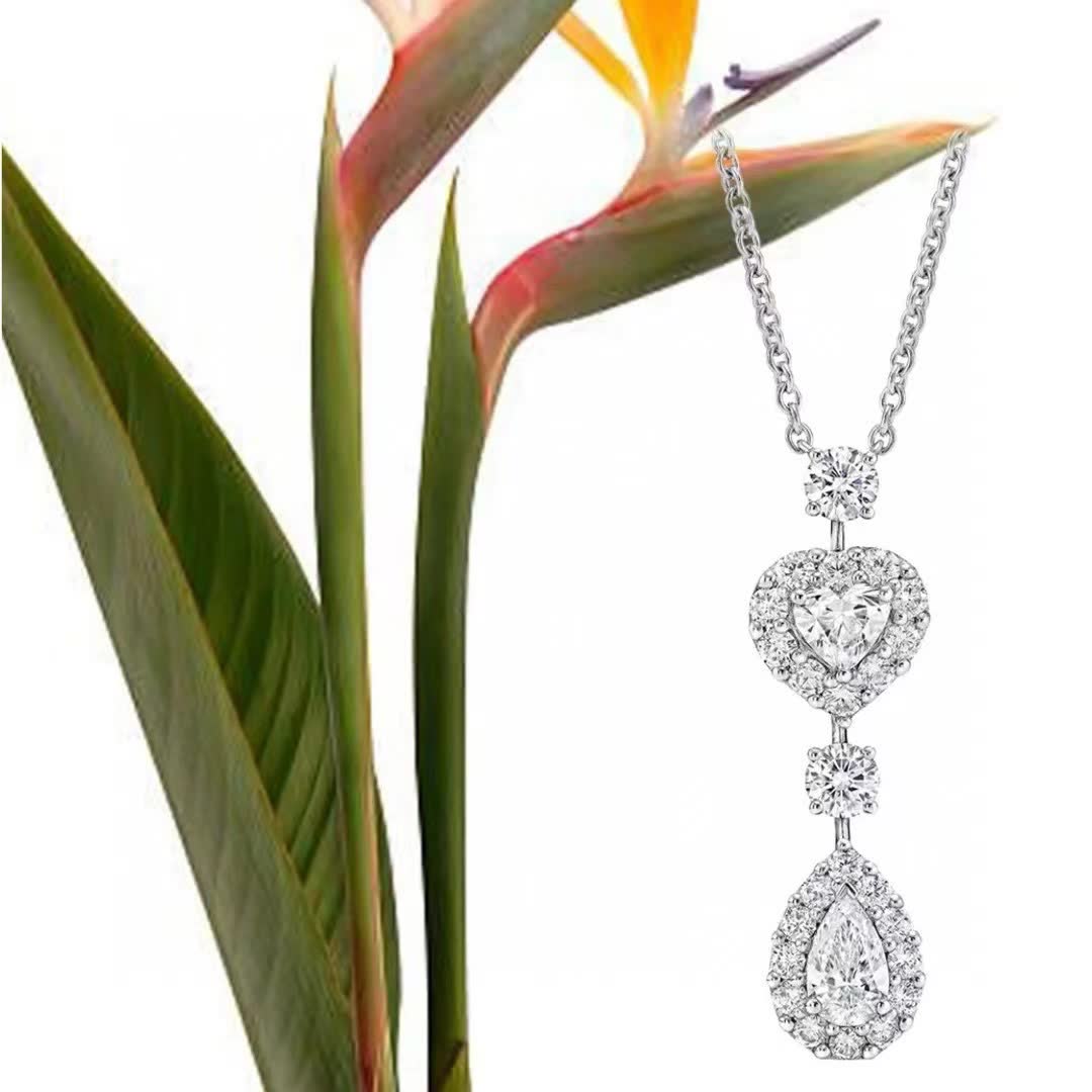 Graff Elegant Silver Diamond Necklace