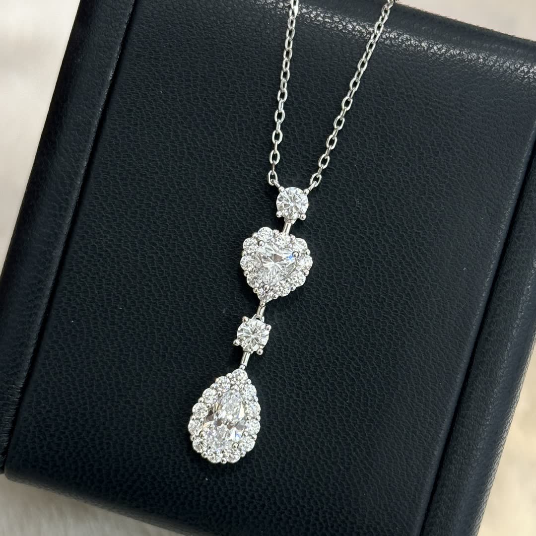 Graff Elegant Silver Diamond Necklace