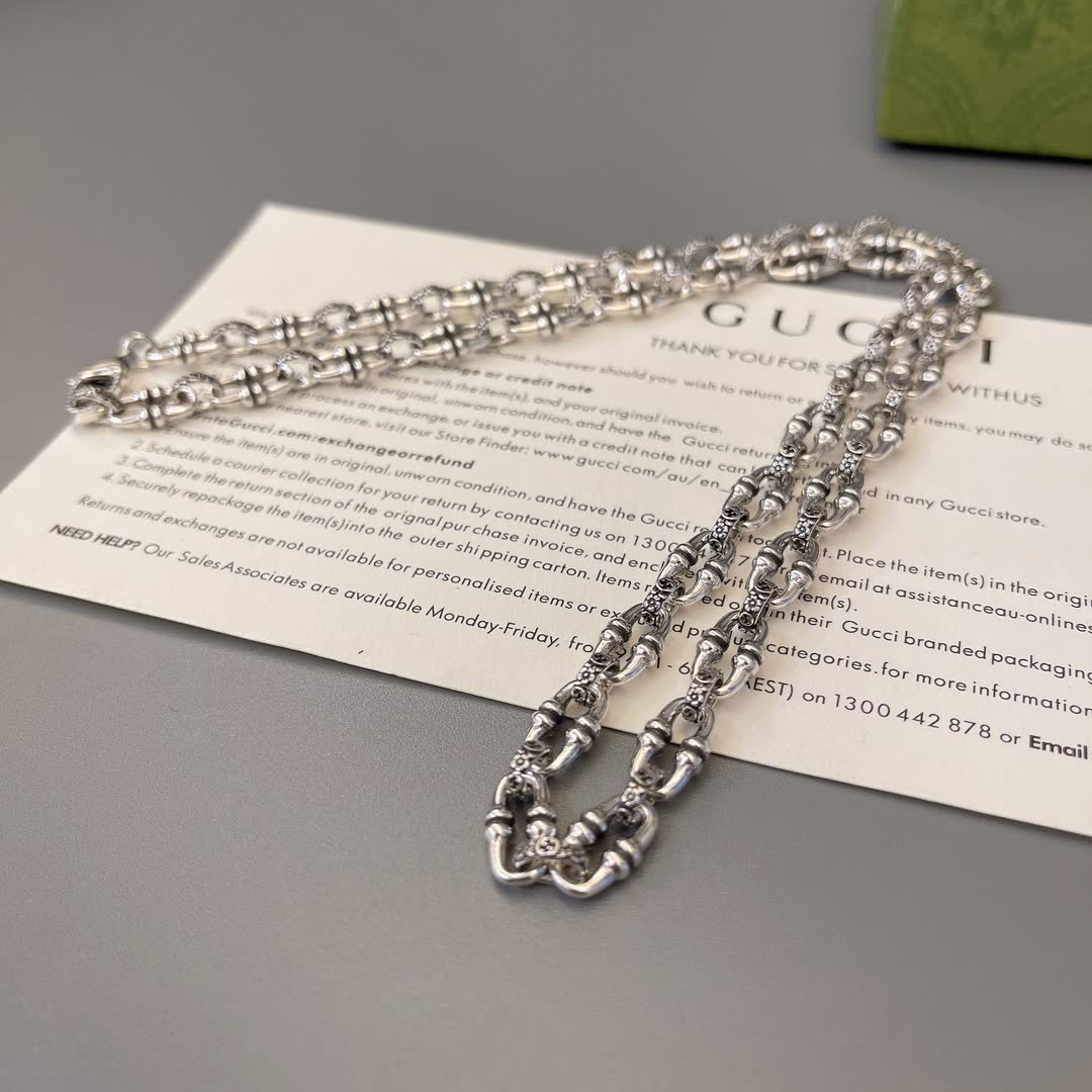Gucci Silver Chain Necklace
