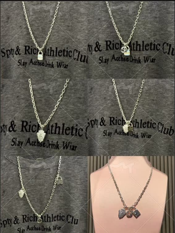 Gucci Spy & Rich Athletic Club Lock Charm Necklace