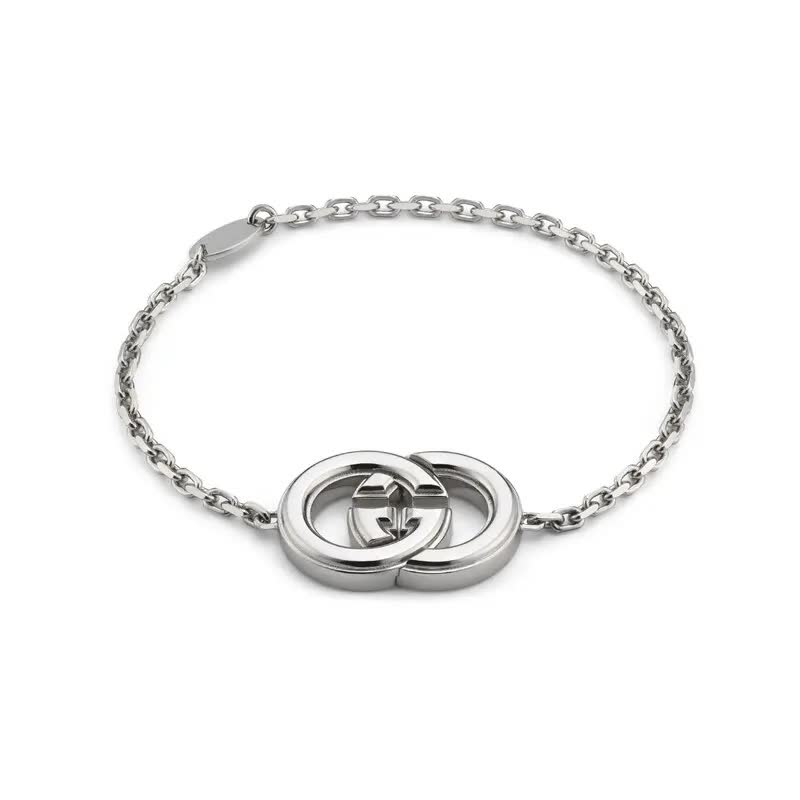 Gucci Interlocking G Silver Necklace