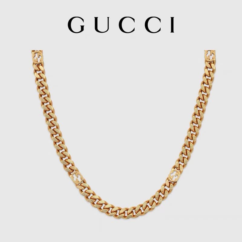 Gucci Gold Chain Necklace Gucci Gold Chain Necklace