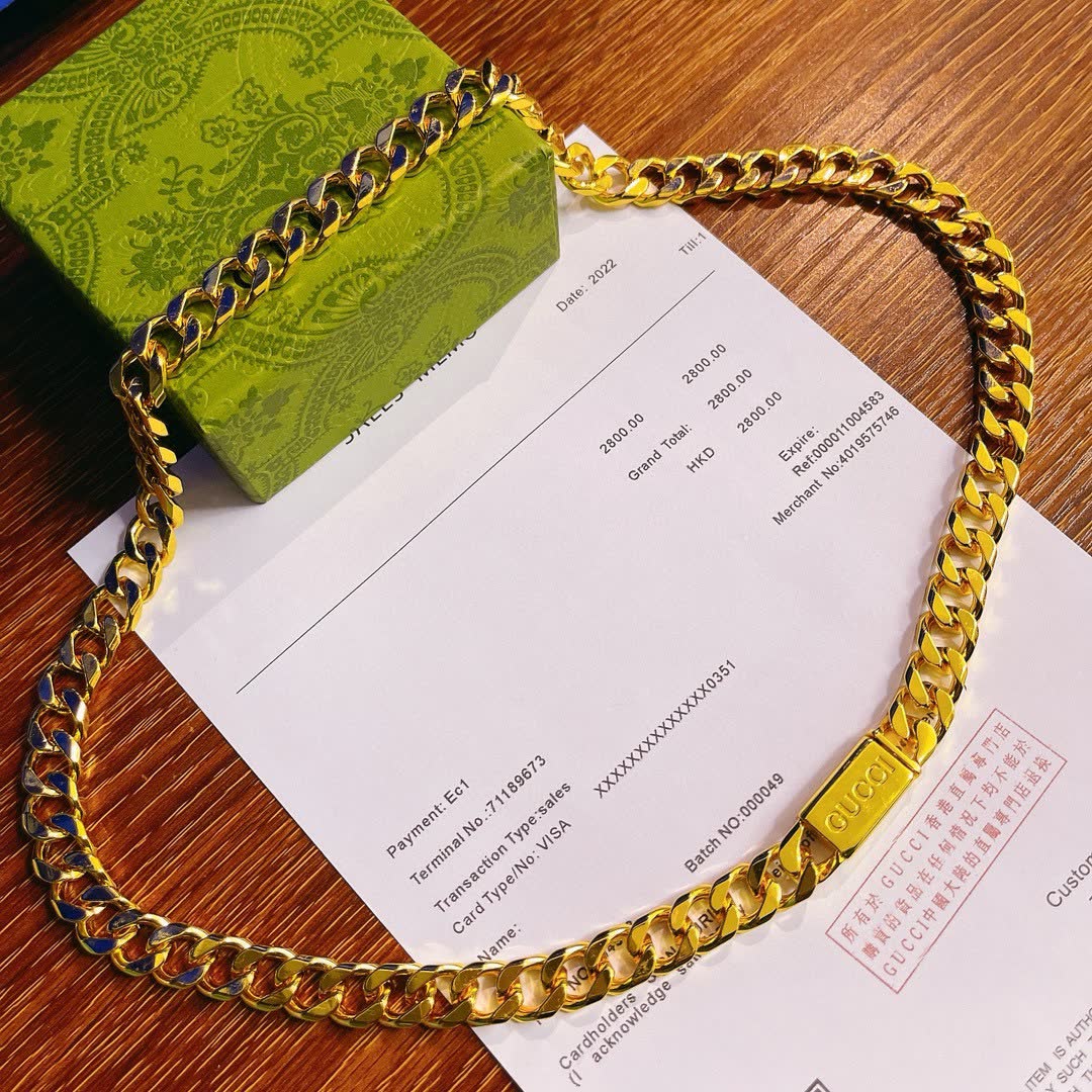 Gucci Gold Chain Necklace