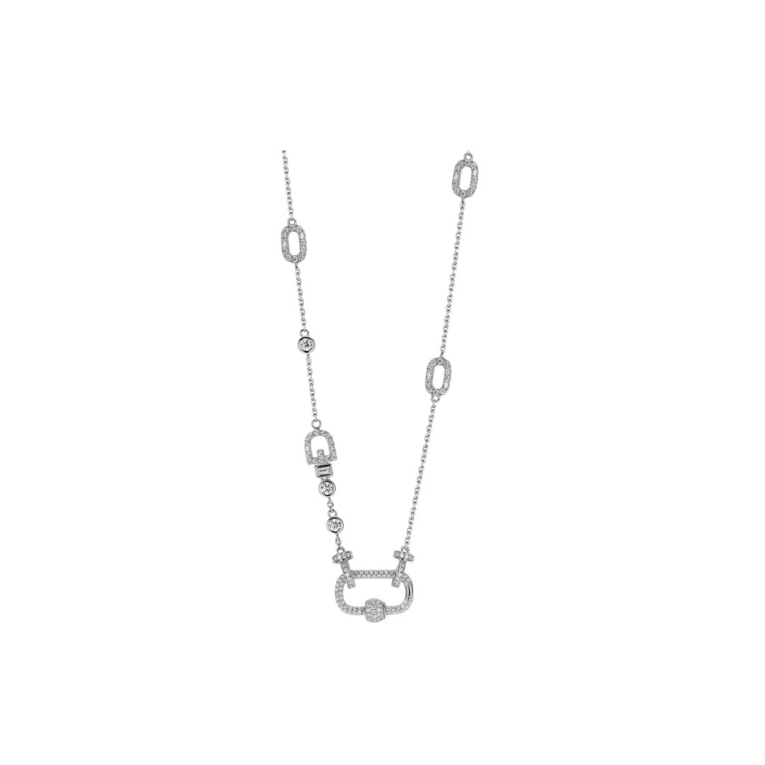 Gucci Interlocking G Diamond Necklace