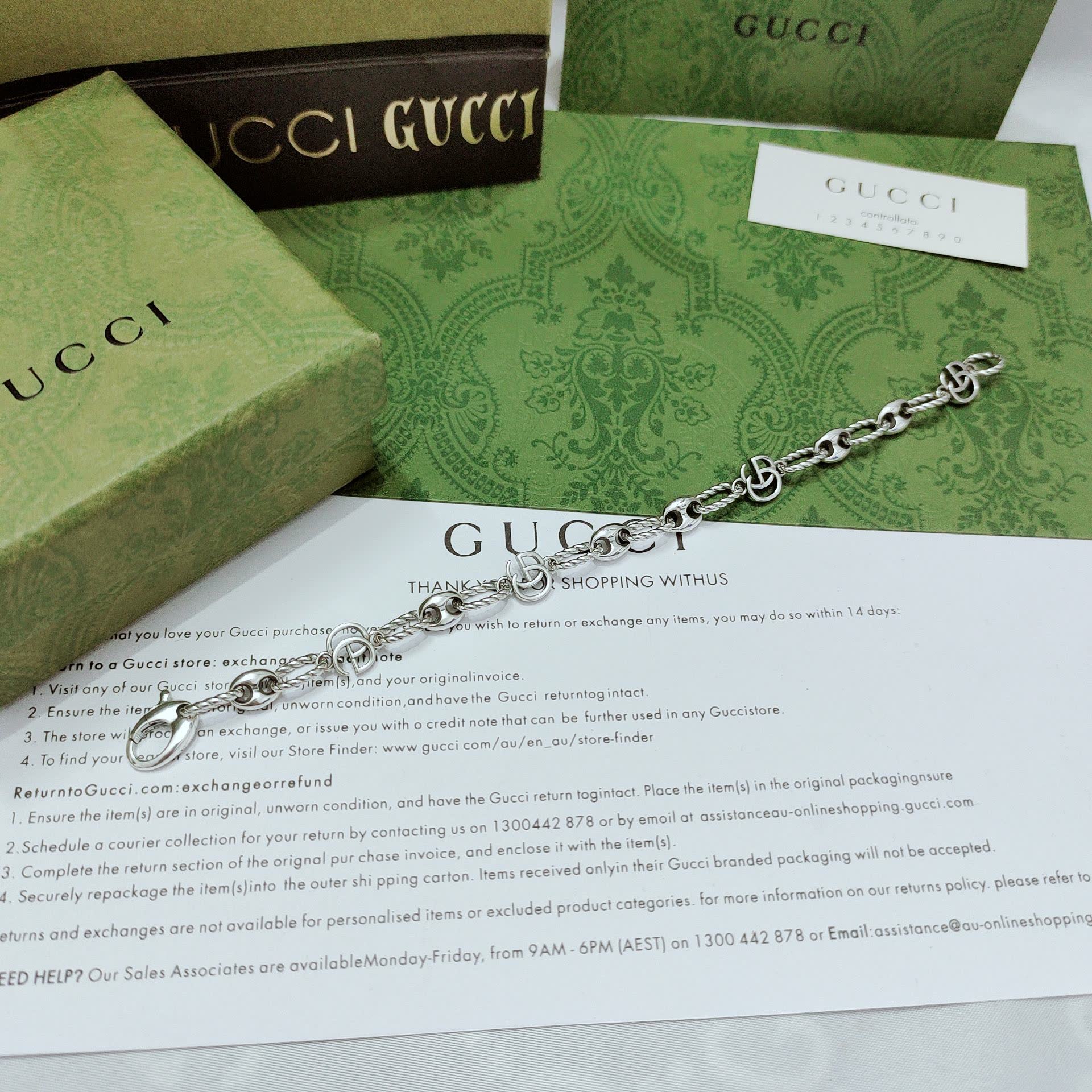 Gucci Silver Chain Necklace