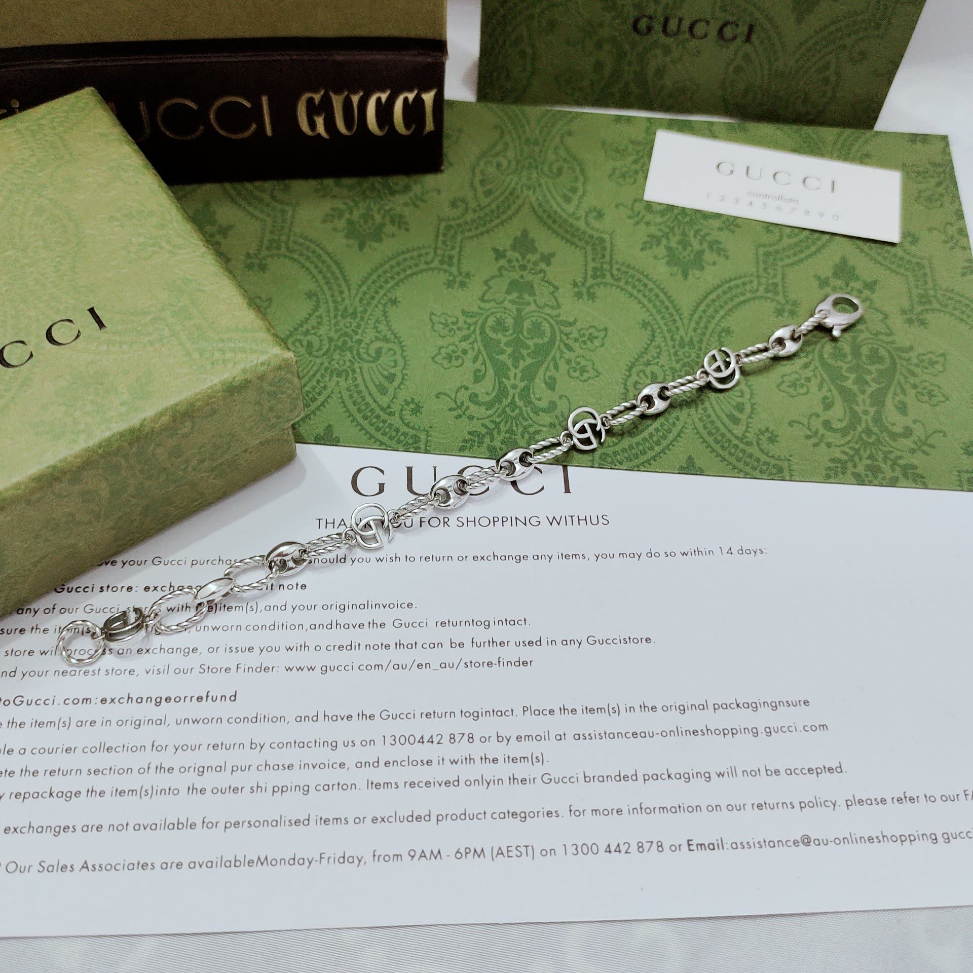 Gucci Silver Chain Necklace