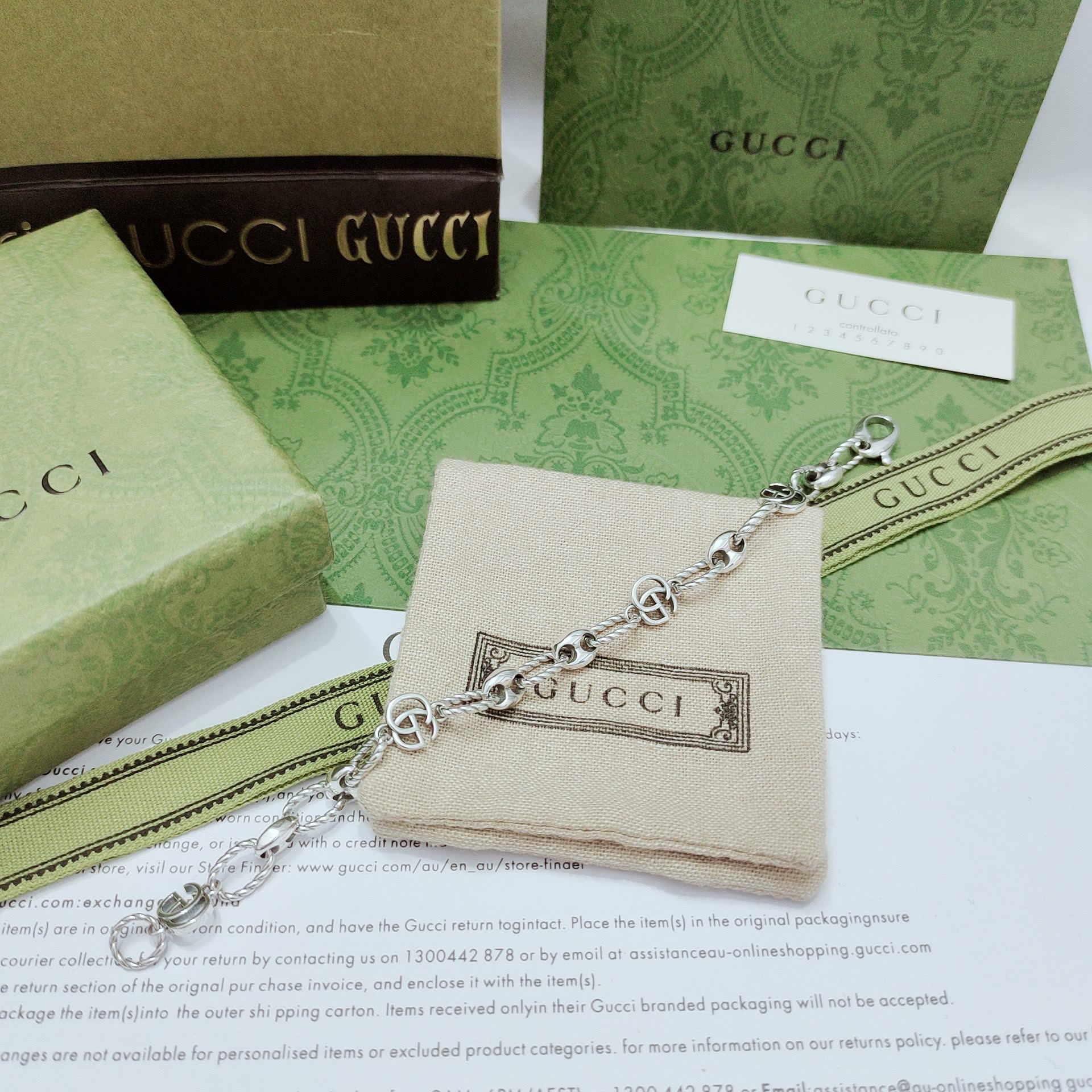 Gucci Silver Chain Necklace