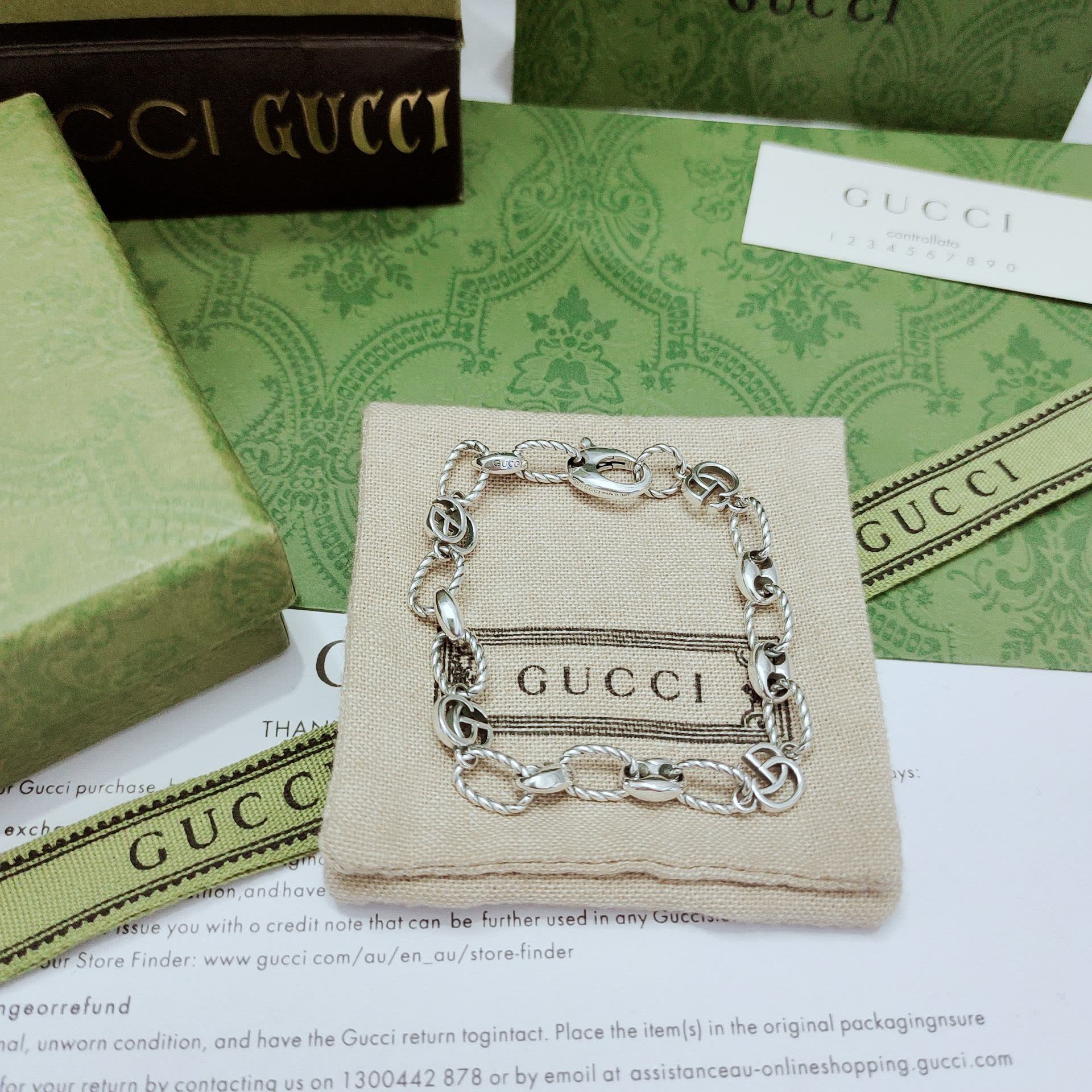 Gucci Silver Chain Necklace