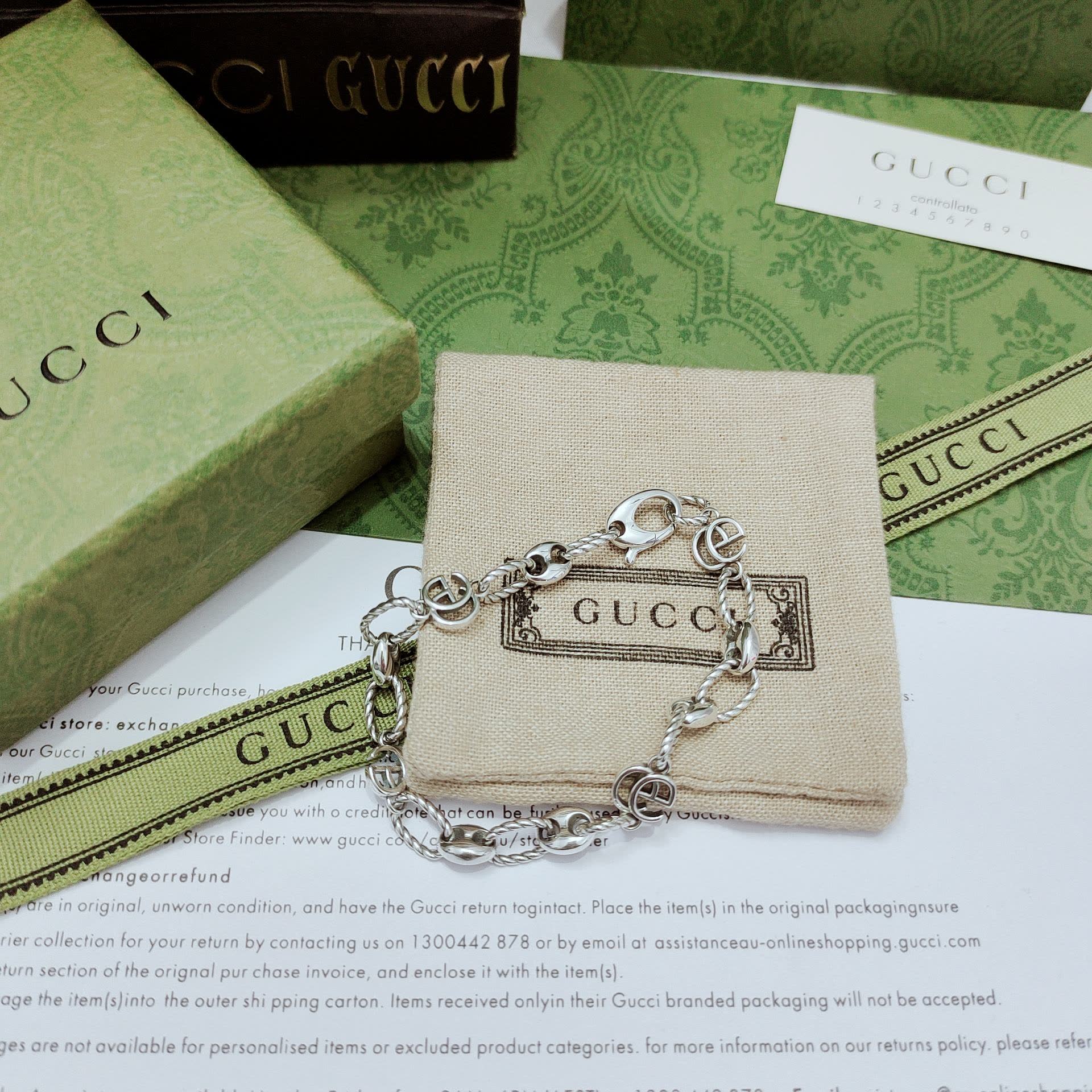 Gucci Silver Chain Necklace