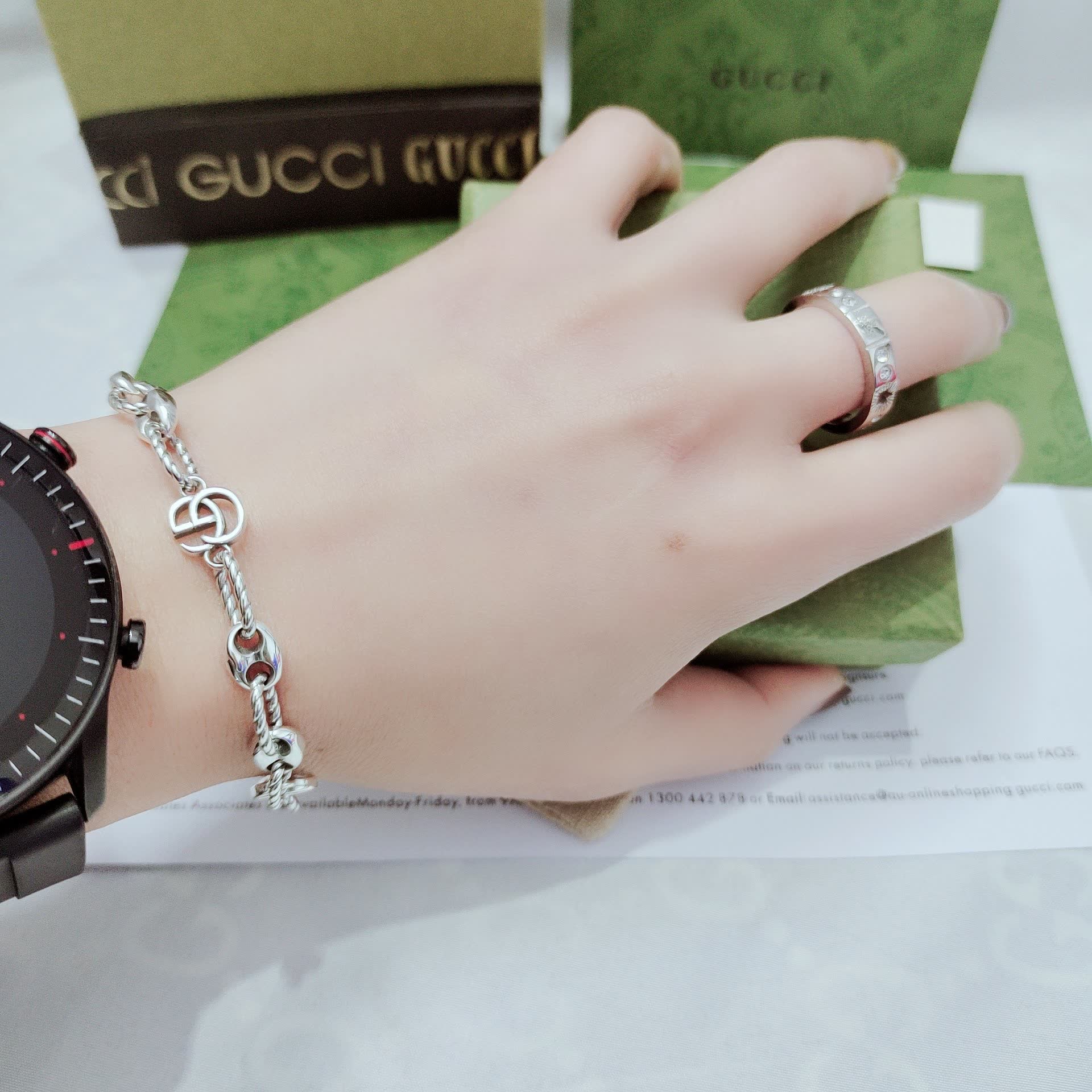 Gucci Silver Chain Necklace