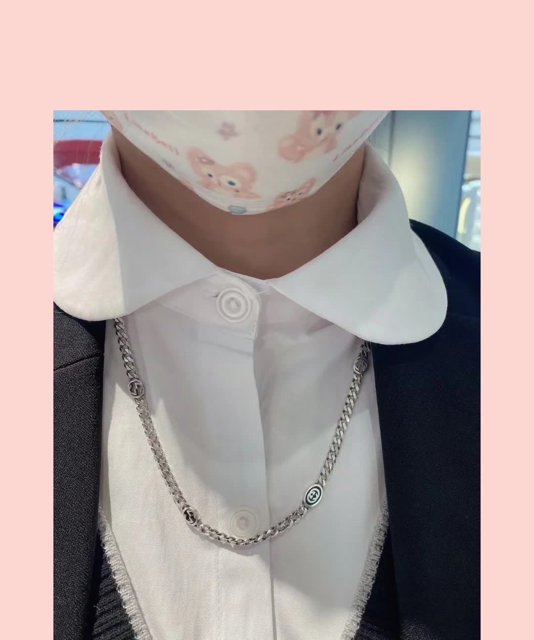 Chanel Silver Chain Necklace