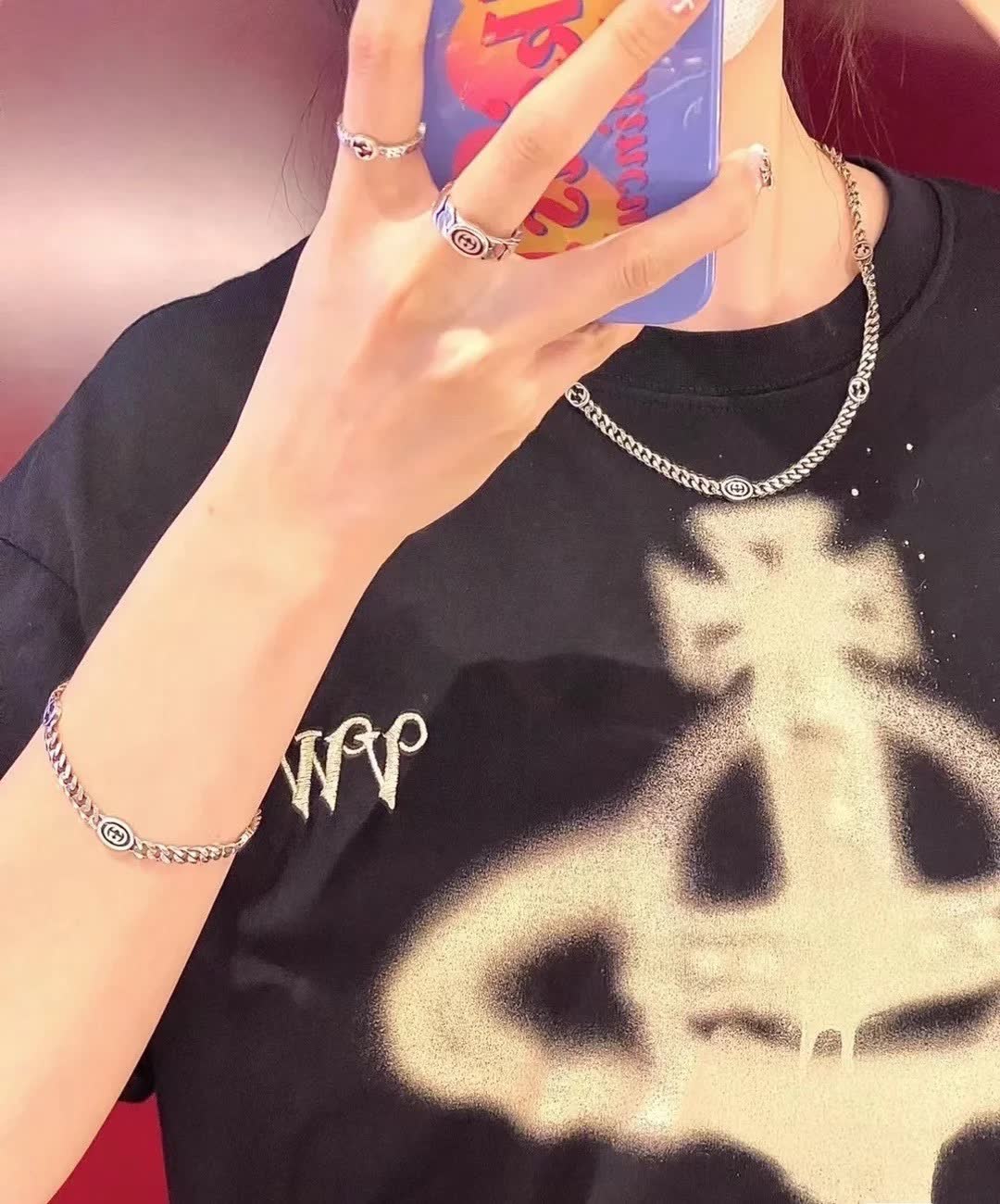 Chanel Silver Chain Necklace