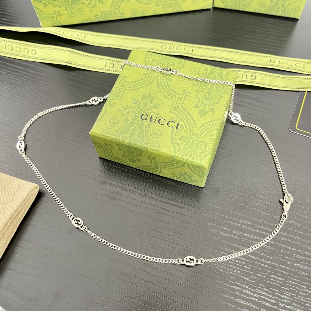 Gucci Silver Chain Anklet