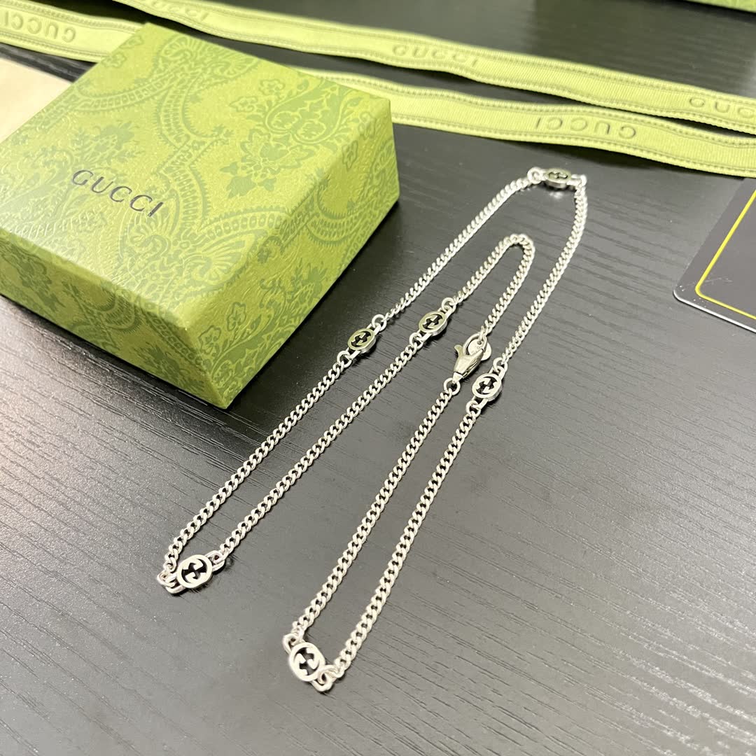 Gucci Silver Chain Anklet