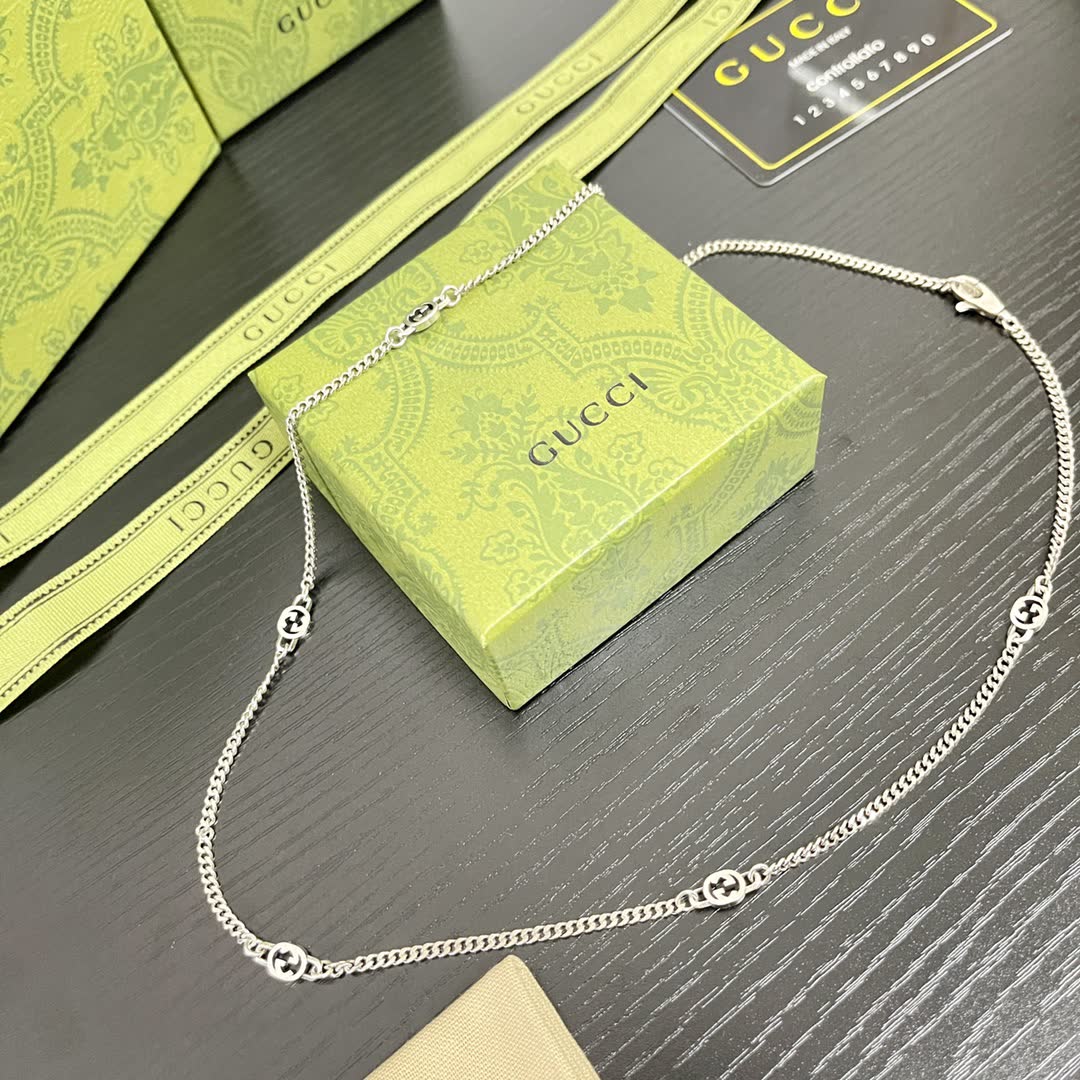 Gucci Silver Chain Anklet