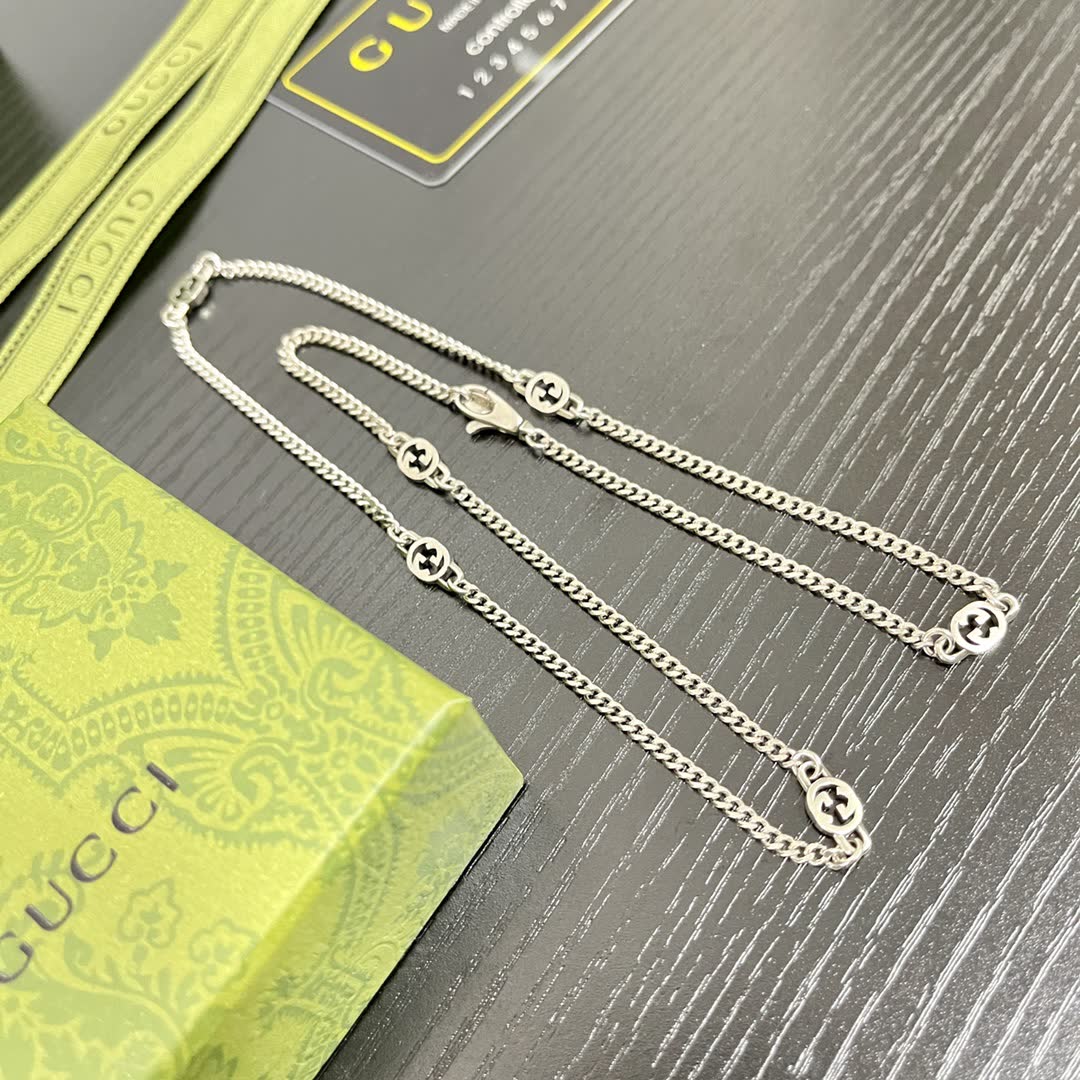 Gucci Silver Chain Anklet