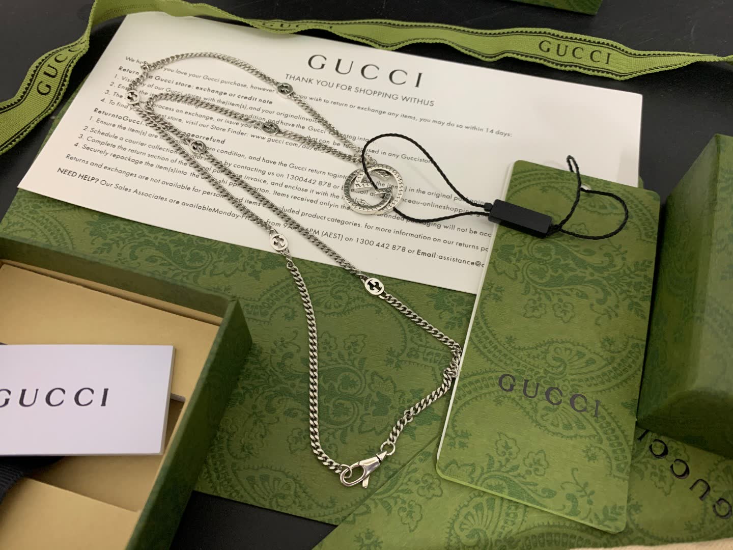 Gucci Silver Chain Necklace