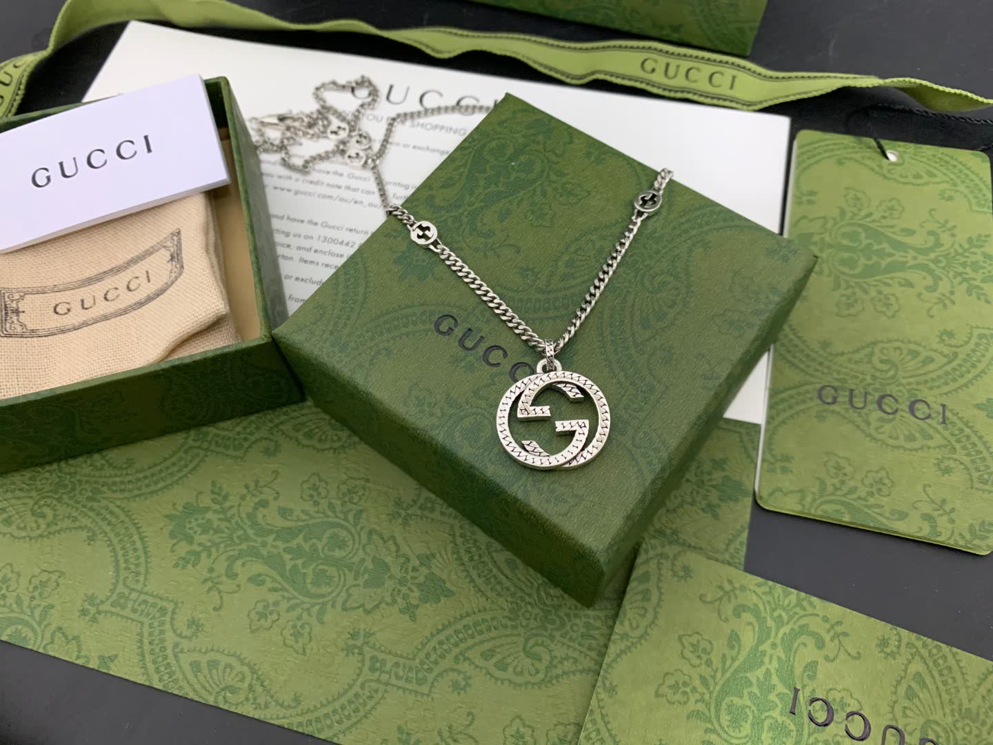 Gucci Silver Chain Necklace