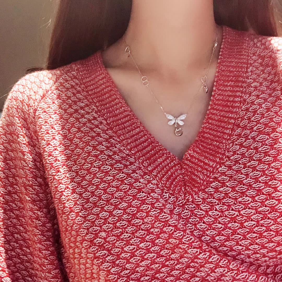 Gucci Butterfly Charm Necklace