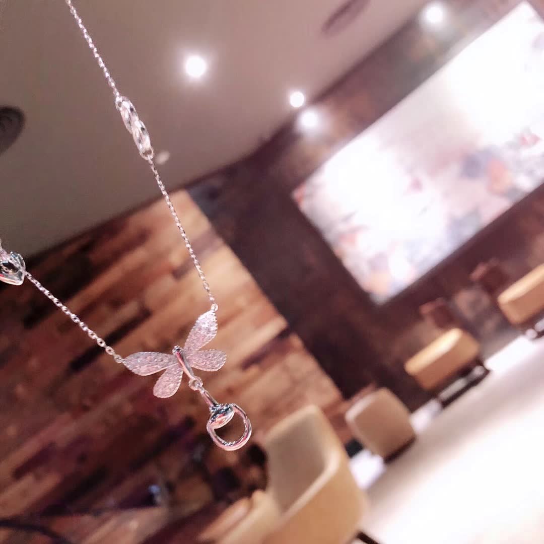 Gucci Butterfly Charm Necklace
