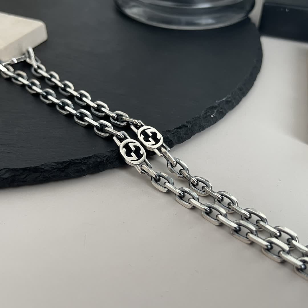 Gucci Silver Chain Necklace-00105