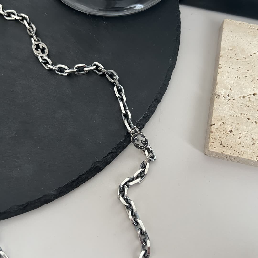 Gucci Silver Chain Necklace-00105