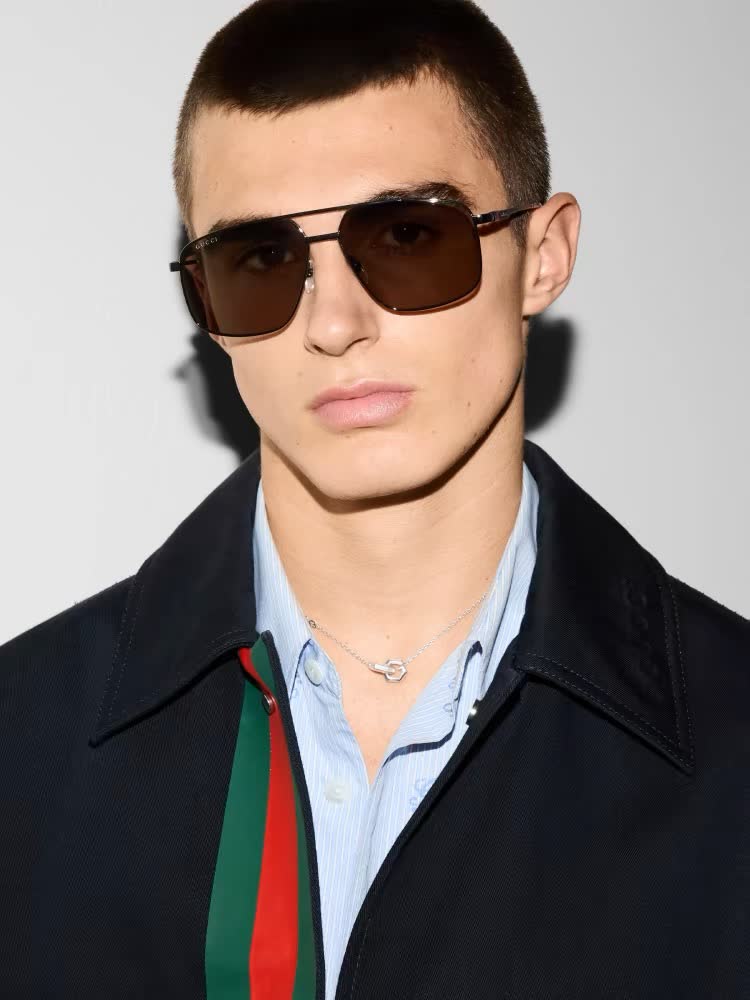 Gucci Silver Interlocking G Necklace