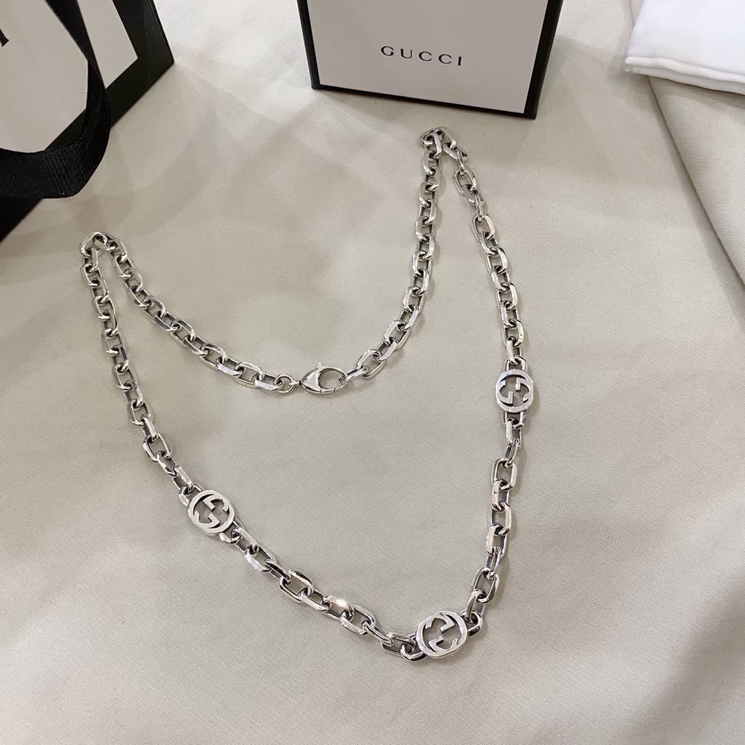 Gucci Silver Chain Necklace
