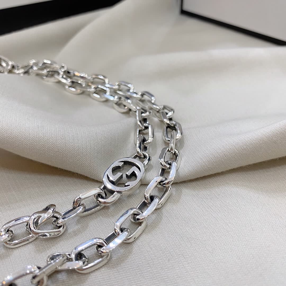 Gucci Silver Chain Necklace