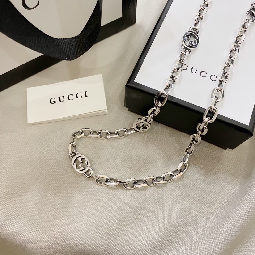 Gucci Silver Chain Necklace
