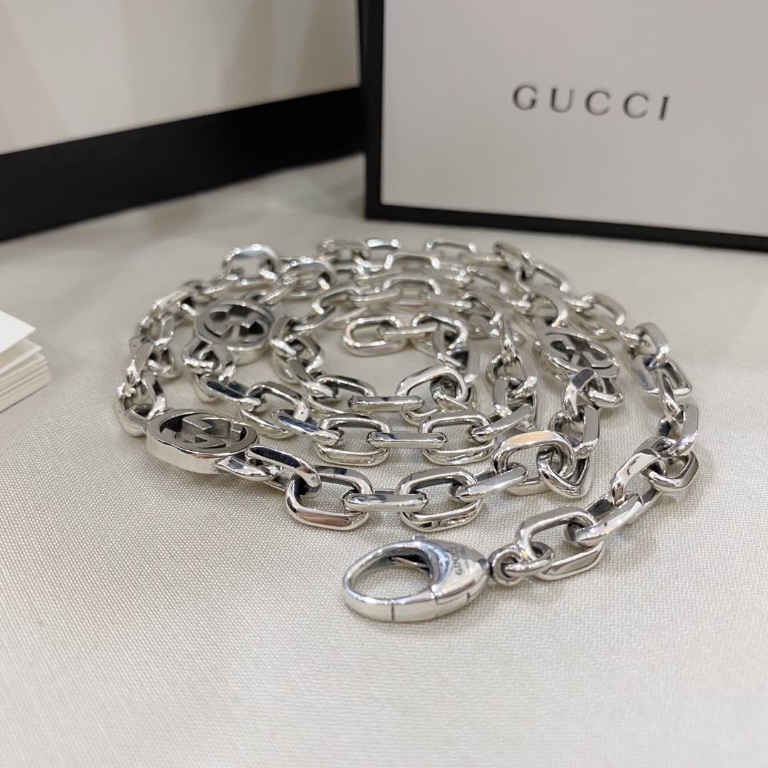 Gucci Silver Chain Necklace