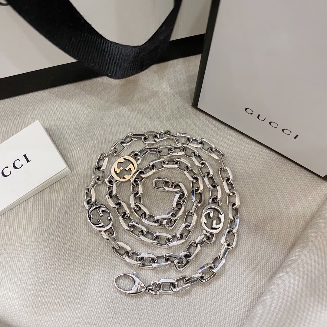 Gucci Silver Chain Necklace