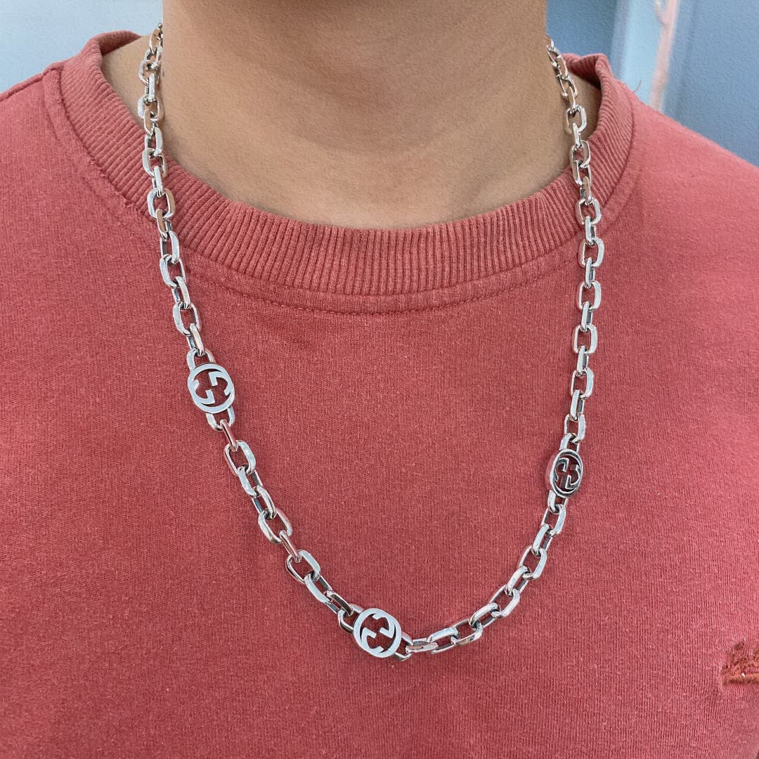 Gucci Silver Chain Necklace