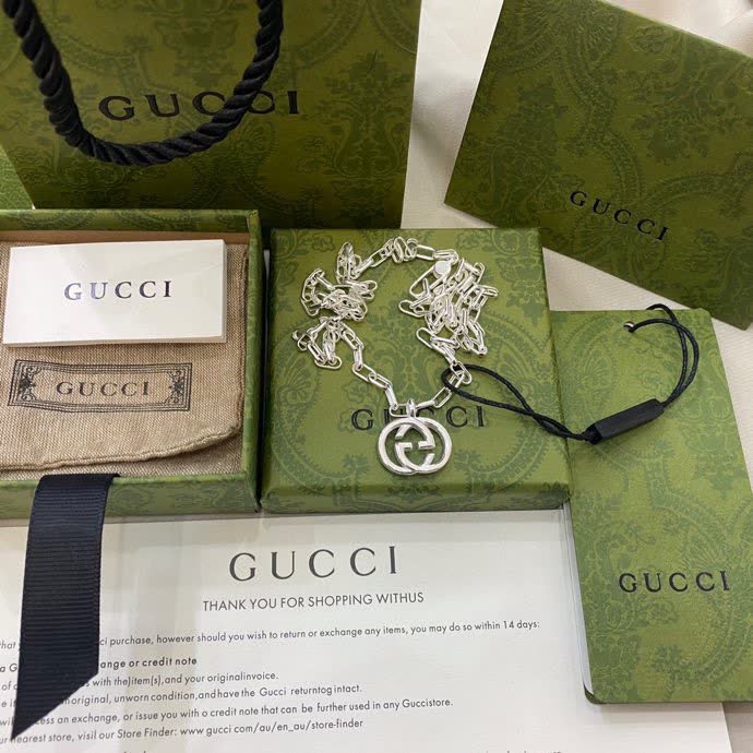 Gucci Silver Chain Necklace